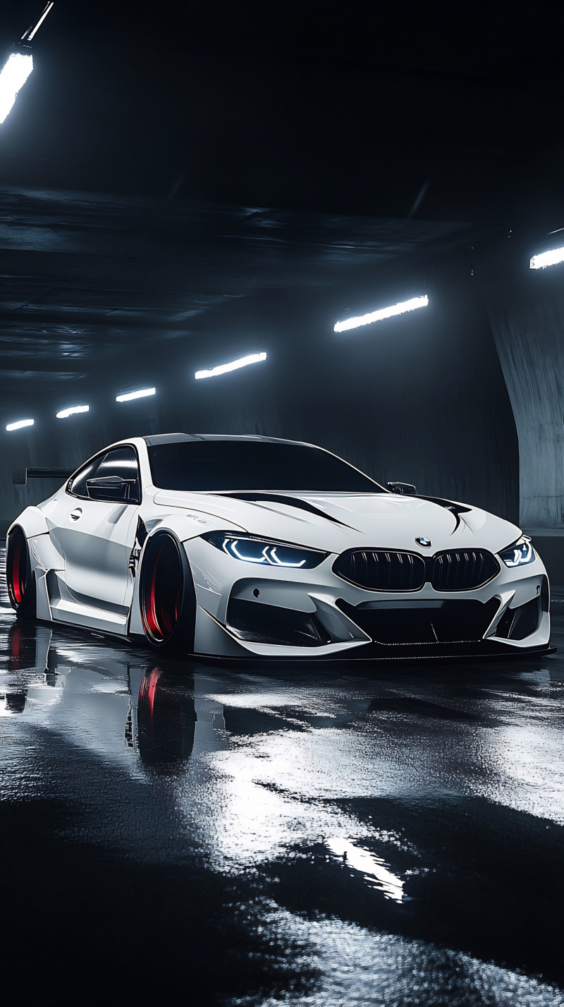White BMW