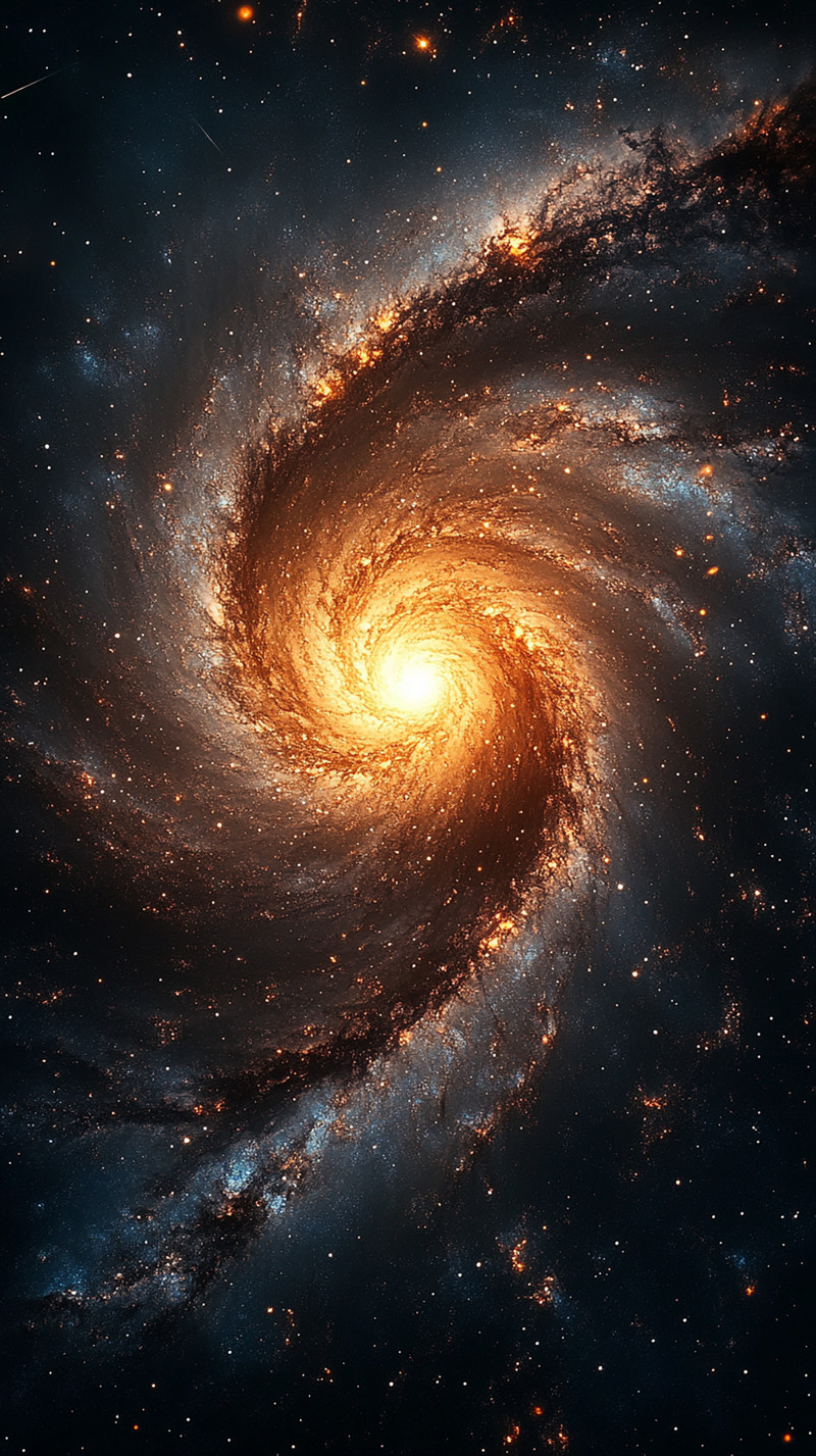Cosmic Spiral Galaxy