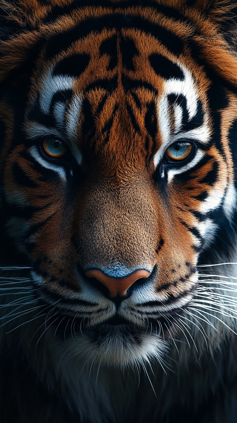 Intense Tiger Gaze