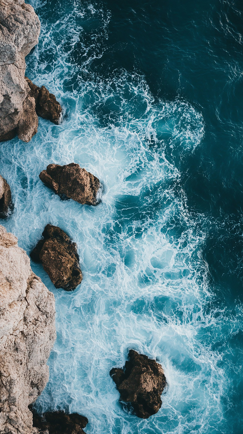 Drone View of Beach