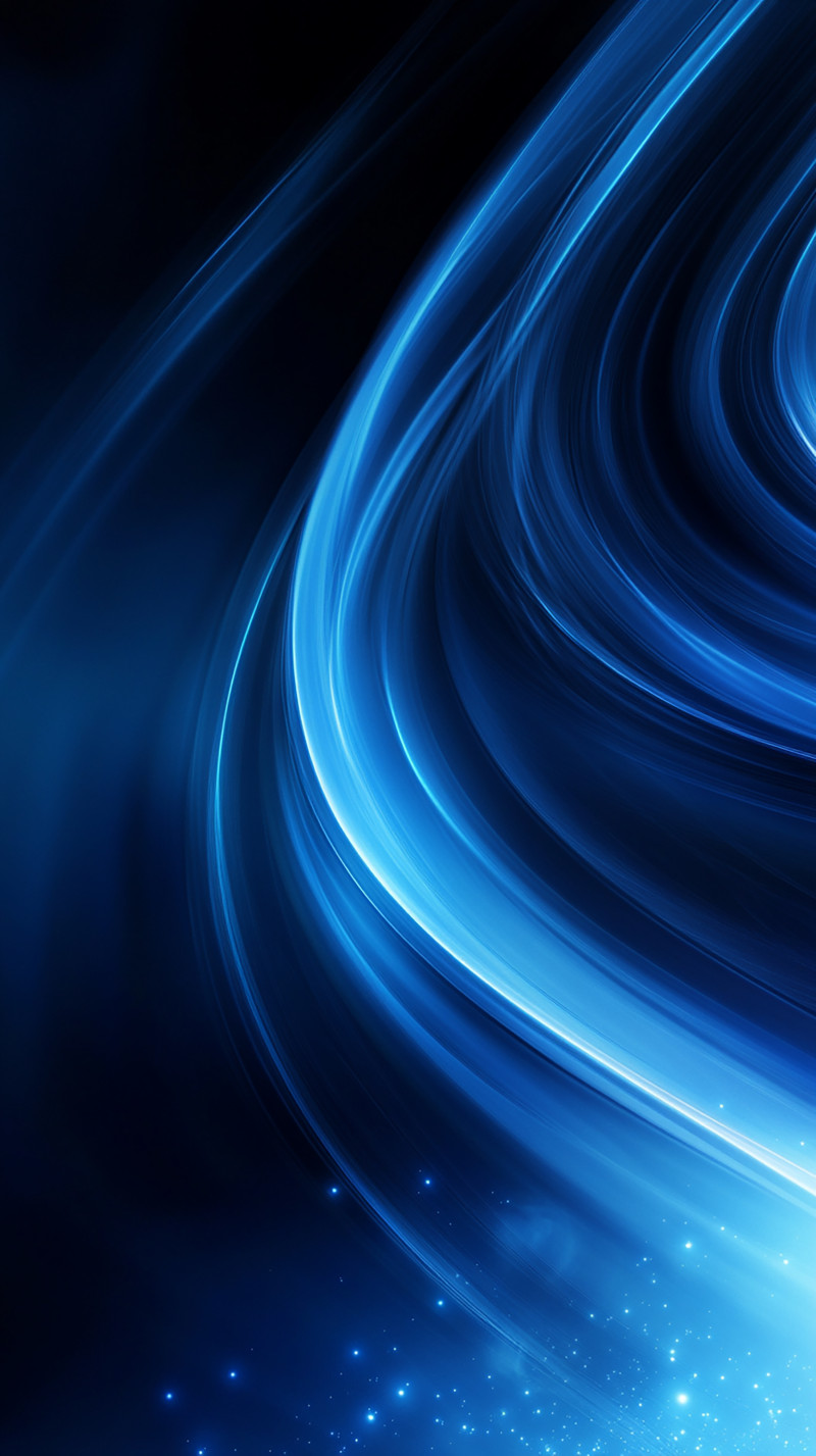Abstract Blue Swirls