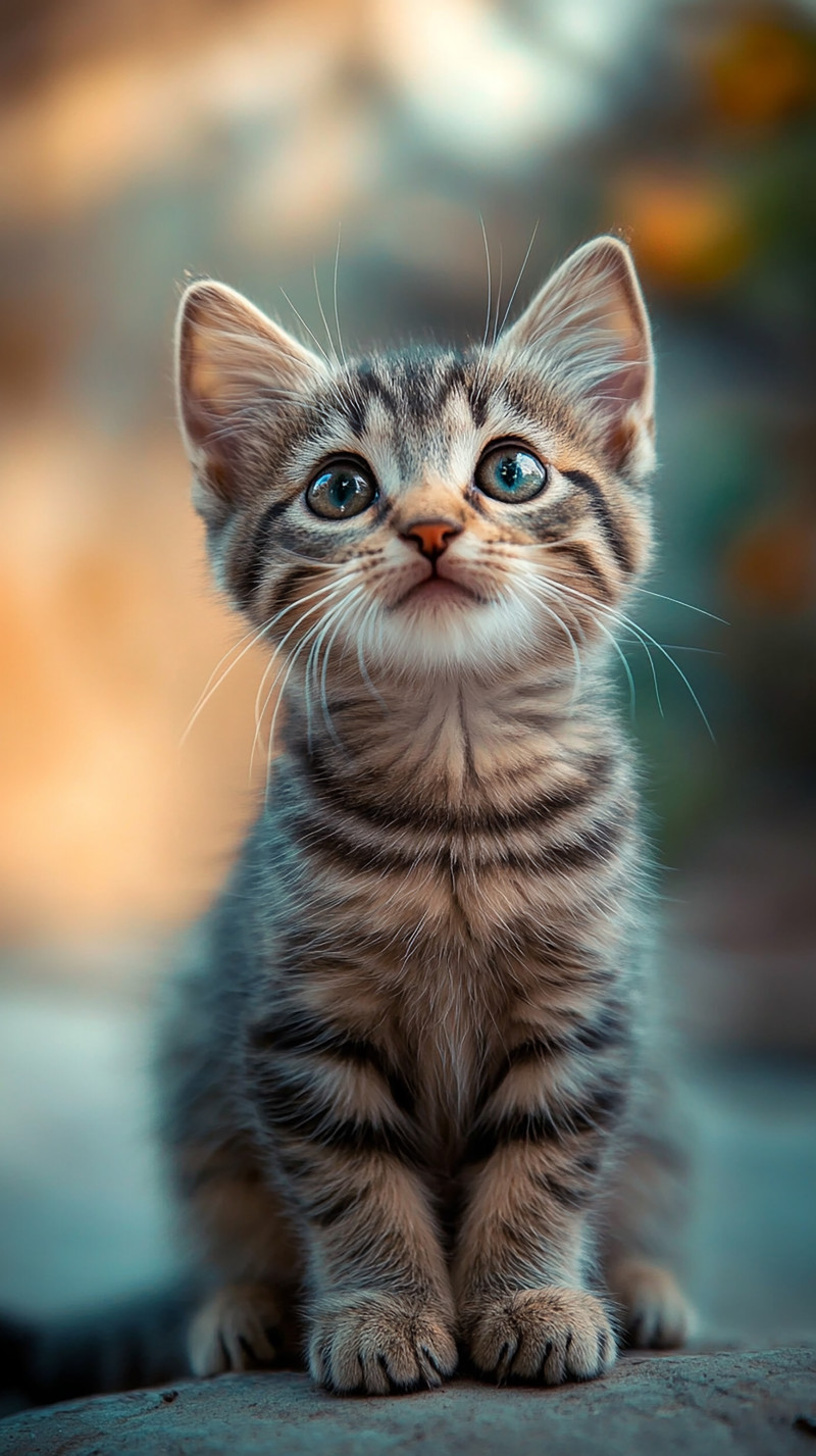 Innocent Kitten Gaze